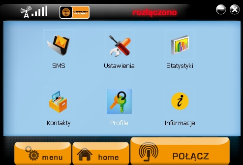 cyfrowy polsat aero2 profile menu